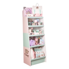EXPOSITOR 1/4 PALET CARTON 5 BALDAS PUSHEEN 2