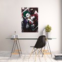 POSTER DC COMICS HARLEY QUINN Y JOKER ANIME