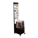 EXPOSITOR POSTER TOTEM 10 REFS NEGRO ALTO 1,60