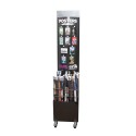 EXPOSITOR POSTER TOTEM 10 REFS NEGRO ALTO 1,60