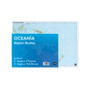 PACK 10 MAPAS MUDOS ES OCEANIA POLITICA FISICA