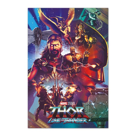 POSTER MARVEL THOR LOVE AND THUNDER