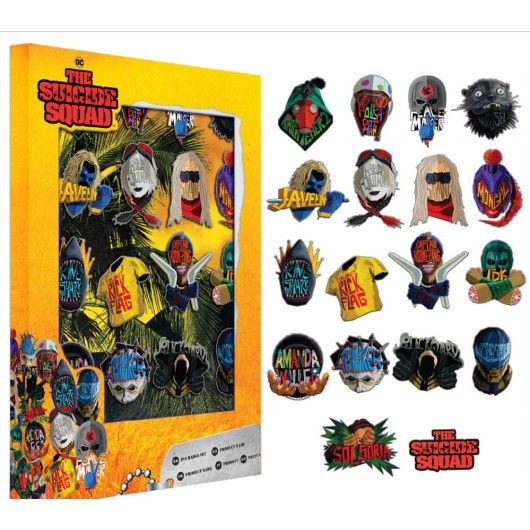 SET PINS DC COMICS ESCUADRON SUICIDA