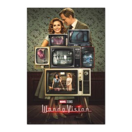 POSTER MARVEL WANDAVISION LIFE ON TV