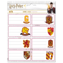 ETIQUETAS ADHESIVAS HARRY POTTER GRYFFINDOR