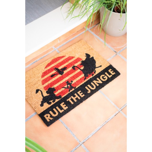 FELPUDO DISNEY EL REY LEON RULE THE JUNGLE