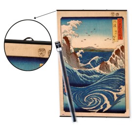 PACK COLGADOR CON POSTER THE NARUTO WHIRLPOOLS