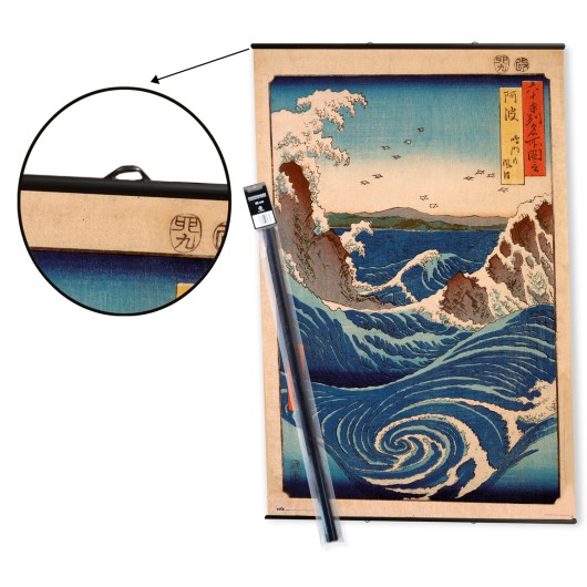 PACK COLGADOR CON POSTER THE NARUTO WHIRLPOOLS