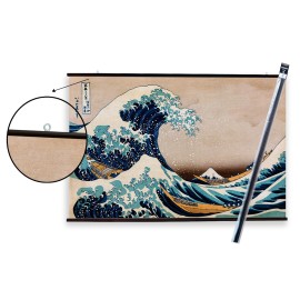 PACK COLGADOR CON POSTER THE GREAT WAVE OFF KANAGAWA
