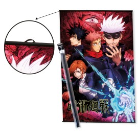 PACK COLGADOR CON POSTER JUJUTSU KAISEN