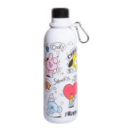 BOTELLA METALICA HOT&COLD 500ML BT21