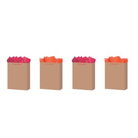 BOLSA REGALO KRAFT MARRON-GRANDE