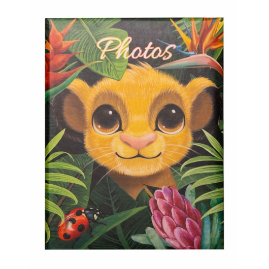 ALBUM FOTO 100 BOLSILLOS 10X15CM DISNEY LION KING NATURE