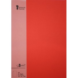FOLIO A4 PAPERADO 10 UNIDADES TOMATE