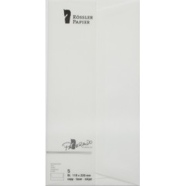 SOBRE DL AMERICANO PAPERADO 5 UNIDADES BLANCO