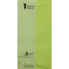 SOBRE DL AMERICANO PAPERADO 5 UNIDADES VERDE LIMA