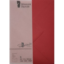SOBRE C6 MINISTRO PAPERADO 5 UNIDADES GRANATE