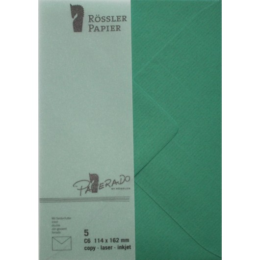SOBRE C6 MINISTRO PAPERADO 5 UNIDADES VERDE ACEBO