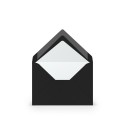 SOBRE C7 PAPERADO 5 UNIDADES NEGRO