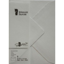 SOBRE C7 PAPERADO 5 UNIDADES GRIS PERLA