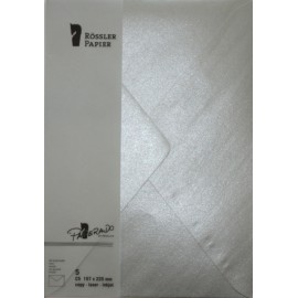 SOBRE C5 PAPERADO 5 UNIDADES PLATA