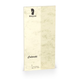 SOBRE DL AMERICANO COLORETTI 5 UNIDADES MARMOL CREMA