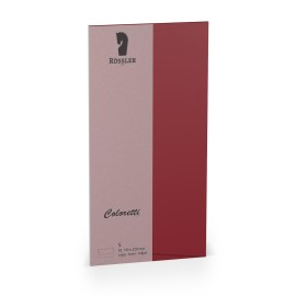 SOBRE DL AMERICANO COLORETTI 5 UNIDADES BURDEOS
