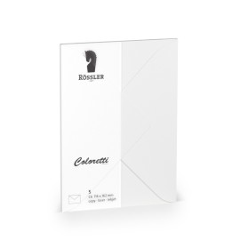 SOBRE C6 MINISTRO COLORETTI 5 UNIDADES BLANCO