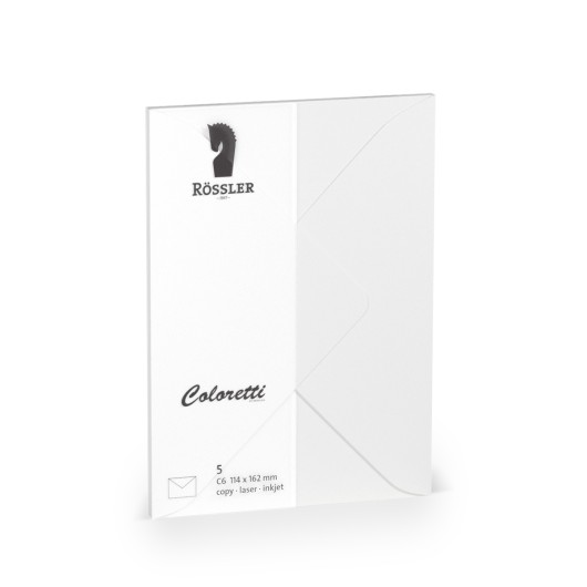 SOBRE C6 MINISTRO COLORETTI 5 UNIDADES BLANCO