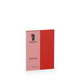 SOBRE C7 COLORETTI 5 UNIDADES ROJO