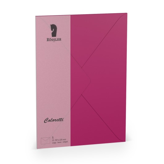 SOBRE C5 COLORETTI 5 UNIDADES MAGENTA