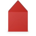 SOBRE CUADRADO GRANDE COLORETTI 5 UNIDADES ROJO