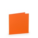 TARJETA DOBLE 157X157 COLORETTI 5 UNIDADES NARANJA