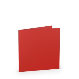 TARJETA DOBLE 157X157 COLORETTI 5 UNIDADES ROJO 2