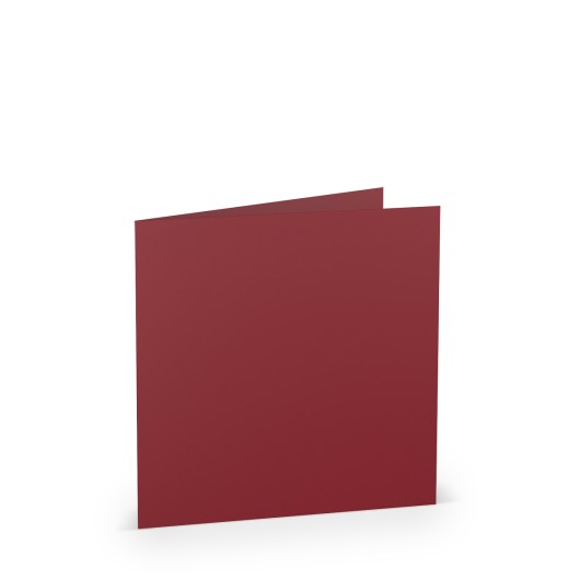 TARJETA DOBLE 157X157 COLORETTI 5 UNIDADES BURDEOS