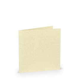 TARJETA DOBLE 157X157 COLORETTI 5 UNIDADES PERGAMINO CREMA 2