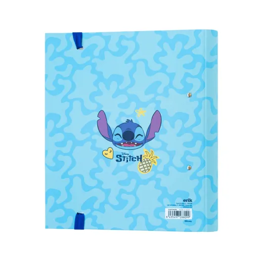 CARPETA 2 ANILLAS PREMIUM DISNEY STITCH TROPICAL