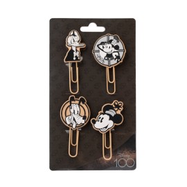 SET DE CLIPS CON TOPPER DISNEY MICKEY 100 ANIVERSARIO