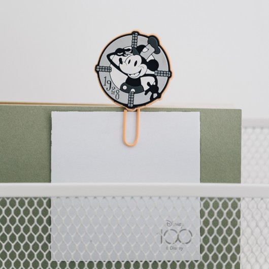 SET DE CLIPS CON TOPPER DISNEY MICKEY 100 ANIVERSARIO