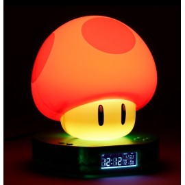 RELOJ DESPERTADOR NINTENDO SUPER MARIO SUPER MUSHROOM 2