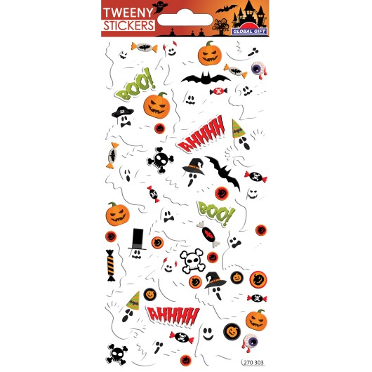 PEGATINAS TWEENY FOAMY HALLOWEEN FANTASMAS