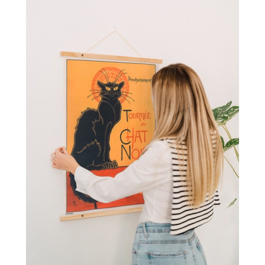 BANDEROLA DE MADERA LE CHAT NOIR KOKONOTE