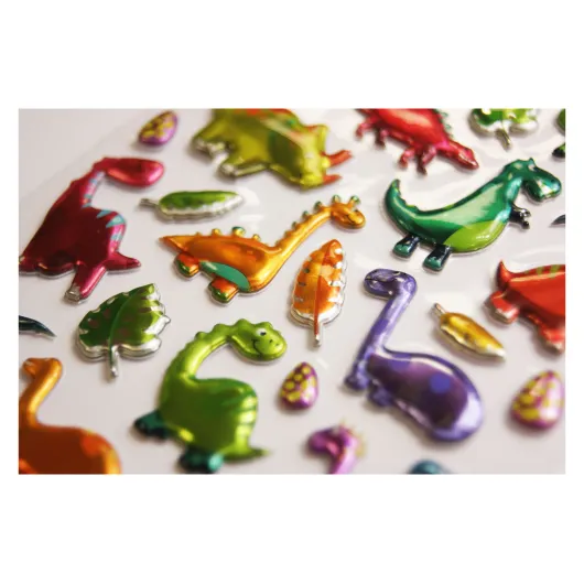 PEGATINAS TWEENY FOAMY DINOSAURIOS BRILLO