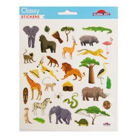 PEGATINAS CLASSY ANIMALES SAFARI