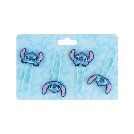 SET DE CLIPS CON TOPPER DISNEY STITCH TROPICAL