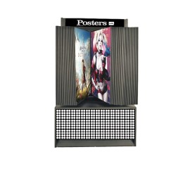 EXPOSITOR POSTERS METAL NEGRO 96 REFS BAJO