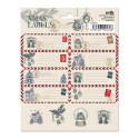ETIQUETAS ADHESIVAS NAVIDAD SEASON'S GREETINGS