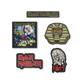 SET DE 5 PARCHES IRON MAIDEN