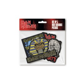 SET DE 5 PARCHES IRON MAIDEN 2