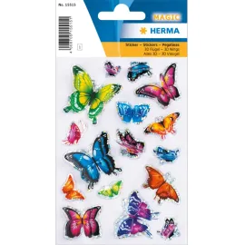 PEGATINAS MAGIC BUTTERFLIES 3D